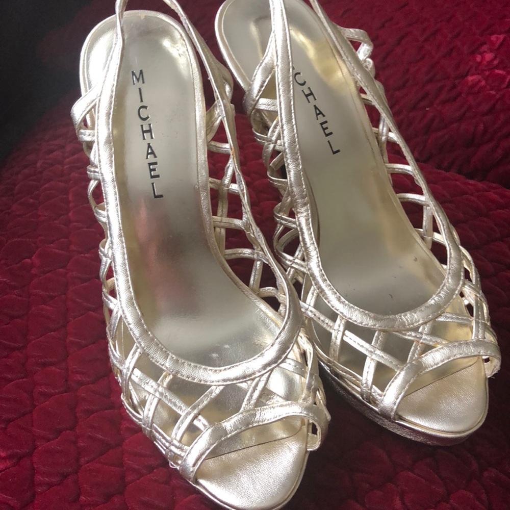 Gold heels